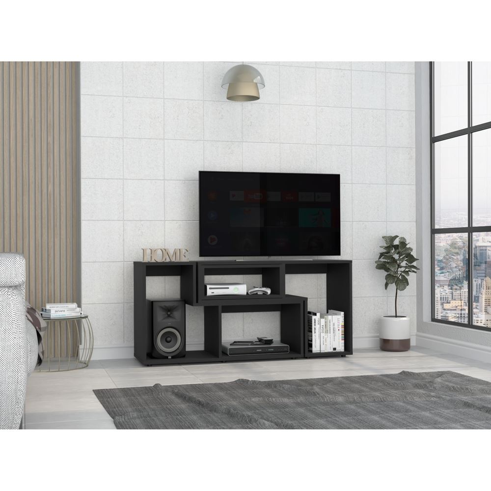 RACK EXTENSIBLE BEIJING TV 50-32 - NEGRO | TUHOME